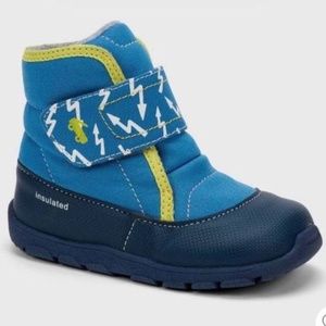 See Kai Run Toddler Basics Blake Blue Winter Boots